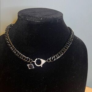 Elegant Black Chain Necklace